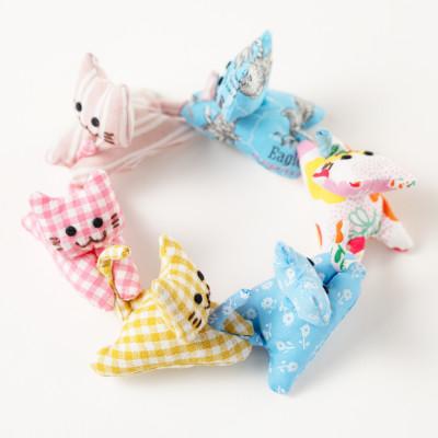 ふるさと納税 山辺町 ねこピンチ 3個セット【色・柄おまかせ】ao-npxx3 |  | 03