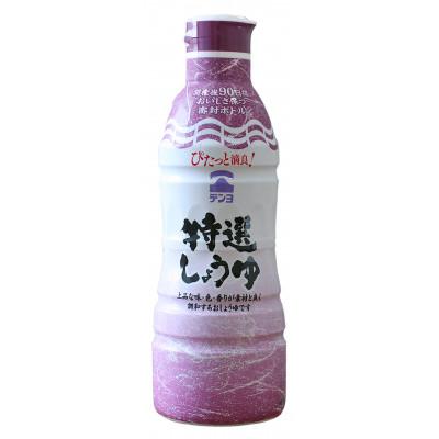 ふるさと納税 中央市 郷土の味 テンヨ 特選しょうゆ 450ml×12本 密封ボトル 00101930