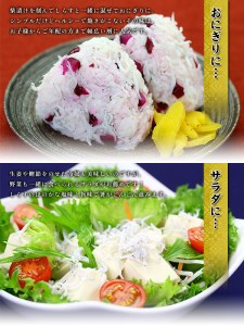 a10-807　甲羅組 天然 釜揚げしらす 約500g 2袋 合計 約1kg