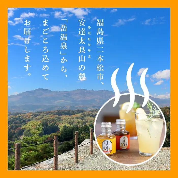 温泉クラフトジンジャーシロップセット【株式会社佐藤物産】
