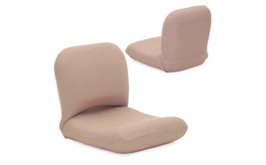 産学連携　背中を支える美姿勢座椅子5　ベージュ_座椅子 美姿勢 姿勢矯正 椅子 家具 インテリア ブラウン 人気 おすすめ 送料無料【1221417】