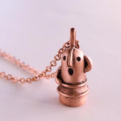 ふるさと納税 山梨県 【縄文アクセサリーDo_goods】純銅製踊る埴輪ネックレス　659-850