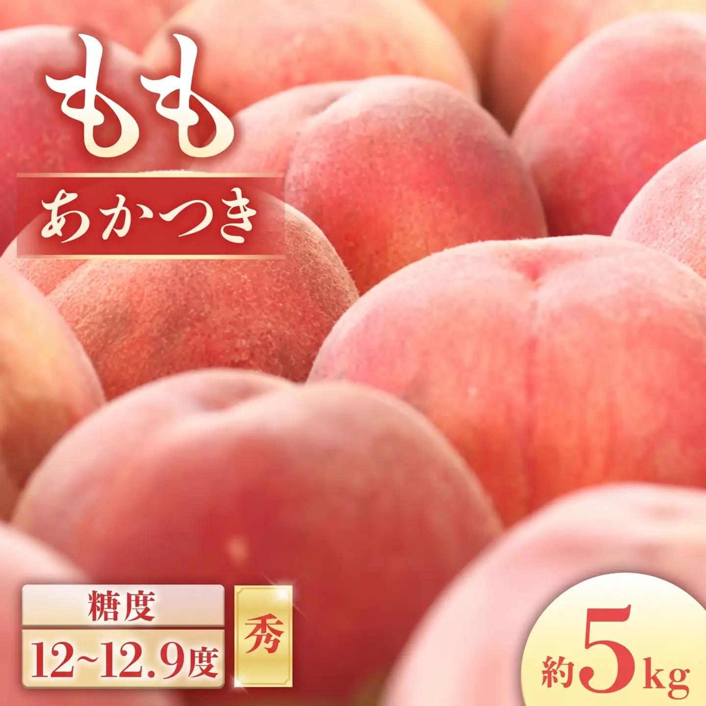 もも あかつき 秀品 約5㎏ 桃 【2027発送分】