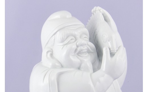 【伊万里焼】恵比須 インテリア 置物 H430