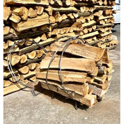 ふるさと納税 かすみがうら市 薪スタンド&amp;広葉樹薪約10kg