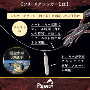 Poisson（ポアソン）鉛 フリーリグ フリリグシンカー