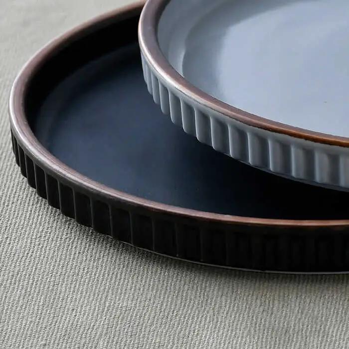 【波佐見焼】ギアシリーズ プレート 小（17.5cm） マットカラー ペアセット 食器 皿 【大新窯】 [DC101]  波佐見焼