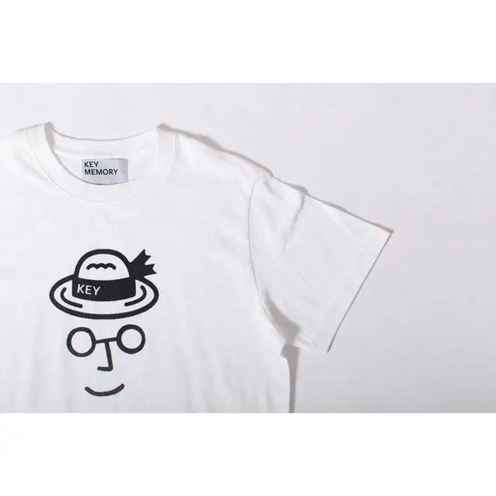 【0サイズ】【KEY MEMORY】Straw hat T-shirts WHITE