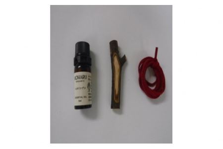 匂辛夷エッセンシャルオイル 5ml クロモジペンダント付 〈丹波市産〉 アロマ 精油