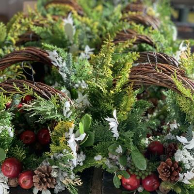 ふるさと納税 酒田市 【2024年クリスマス】自然の香りのクリスマスリース「NOEL」 |  | 03