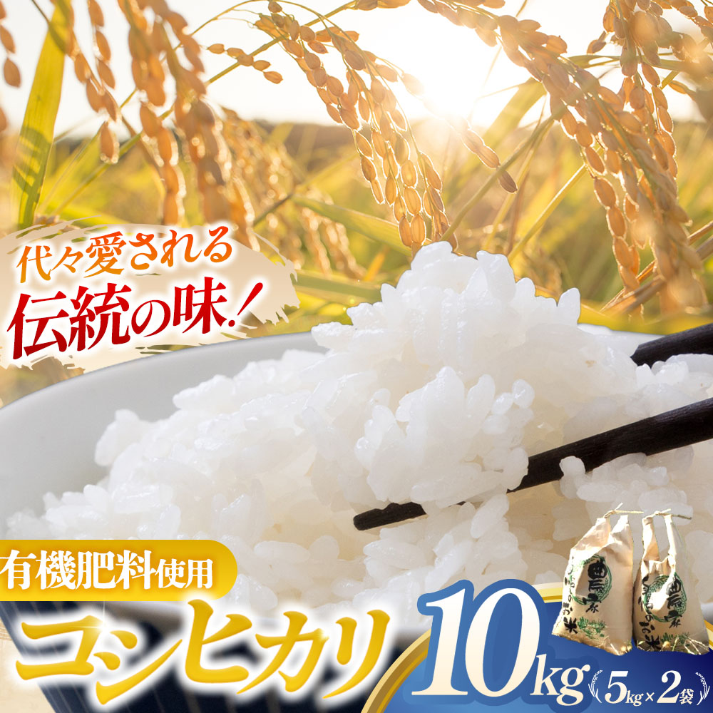 【令和7年産米】コシヒカリ 10㎏ (5㎏×2)  NNS-02-01