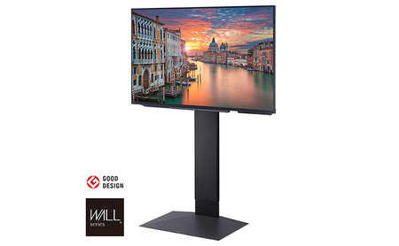 WALL インテリアテレビスタンド V3 SW ハイタイプ テレビスタンド　80インチ対応 壁寄せ 首振り機能 薄型 高さ調整 省スペース 大型テレビ 安心 グッドデザイン賞受賞 東京都 大田区 ウォ