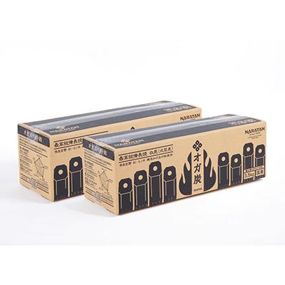 ふるさと納税 大淀町 プロが愛用する炭「オガ炭(着火用オガライト付)」約4kg×2箱(計約8kg)