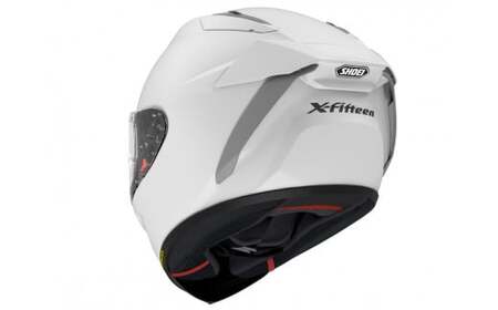 SHOEIヘルメット「X-Fifteen ホワイト」S フィッティングチケット付き｜エックスフィフティーン フルフェイス バイク ツーリング レーサー ショウエイ [1390]