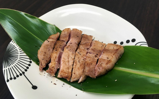 【ブランド豚・キビまる豚】ロース ステーキセット 600g