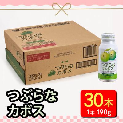 ふるさと納税 佐伯市 つぶらなカボス (190g×30本) |  | 01
