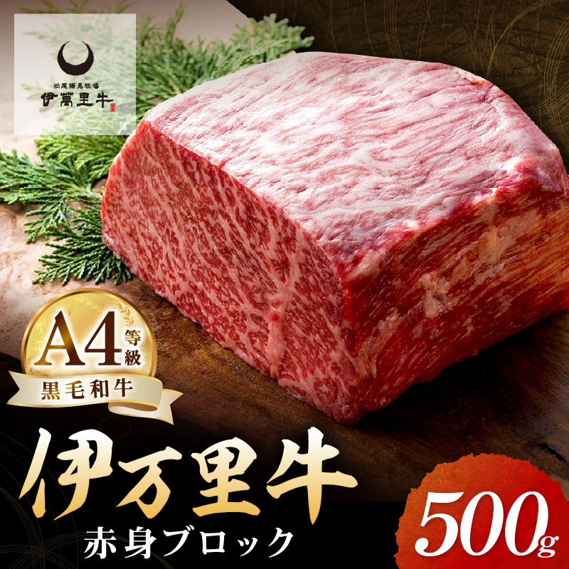 伊万里牛 赤身ブロック 500g ステーキローストビーフ BBQにおすすめ 007-J2454