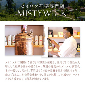 紅茶ティーバッグ 定期便 6ヶ月 10個×3種類/毎月 計180個（18種類） セイロン紅茶専門店 MISTYWICK有限会社《お申込み翌月から出荷》千葉県 我孫子市 紅茶 ティーバッグ 毎月3種類の