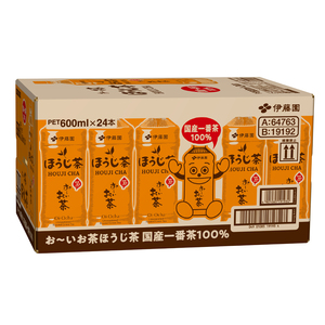 131-54　お～いお茶ほうじ茶PET600ml×24本
