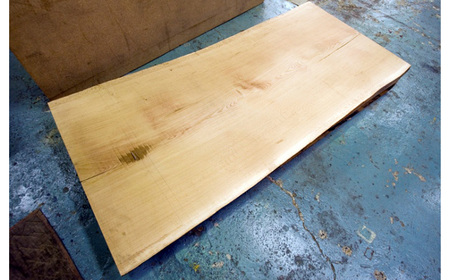 No.1194 水楢1枚板 テーブル 府中家具 土井木工 ／ 家具 机 テーブル リビング 居間 ミズナラ 1枚板 高級感 シンプル 日本製家具 国産家具 広島県