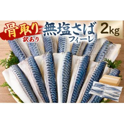 ふるさと納税 南房総市 【訳あり】骨取り無塩さばフィーレ2kg(1kg×2袋) mi0012-0148