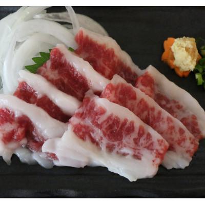 ふるさと納税 水俣市 【毎月定期便】霜降り馬刺しスライス200g(水俣市)全3回