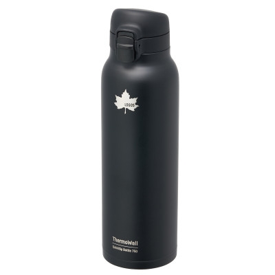 
                  TW 真空断熱 ワンタッチボトル BK 750ml 保冷・保温対応のステンレスボトル81286011【1744587】
                