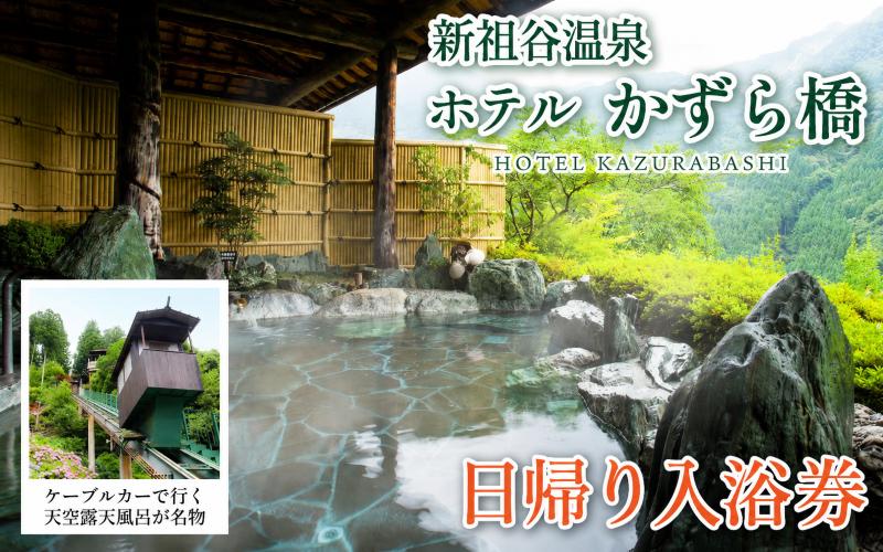 
                  日帰り温泉券 徳島 旅行 ホテルかずら橋 1人 ～ 5人分 ケーブルカー 日本三大秘境 祖谷 温泉宿 天空 露天風呂 祖谷温泉 観光 スポット かずら橋 絶景 大自然 渓谷 歴史 平家 文化 にし阿波 トラベル 旅 日帰り 温泉旅行 温泉旅館 温泉地 新祖谷温泉 徳島県 三好市
                