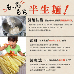こまち麺パスタ フェットチーネ 250g 10袋セット[B05-15501]