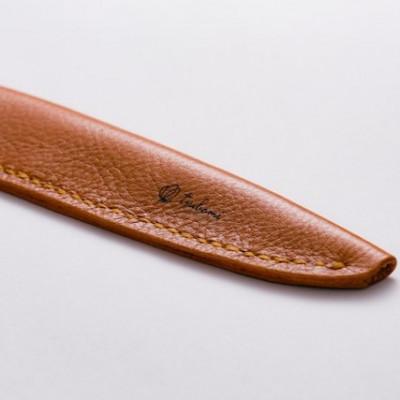 ふるさと納税 雲南市 総手縫いで仕立てた　本革のペン入れ (キャメル) |  | 03