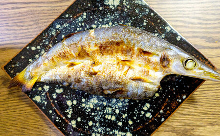 特大アカカマスの開き 干物 計600g（3～4枚）《壱岐市》【馬渡水産】かます カマス アカカマス 赤カマス ひもの 干物 冷凍配送[JAQ036]