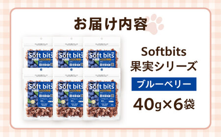 Softbits ドッグフード ブルーベリー（40g×6P）/ ドッグフード 犬 いぬ ドッグ おやつ ペットフード / 大村市 / 株式会社サポート[ACAM009]
