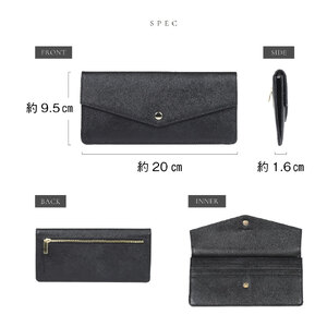 本革 レディース 長財布 ライムグリーン MURA｜長財布