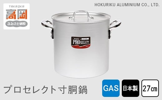 
                  【ガス火用】プロセレクト寸胴鍋27cm FAD-1060
                