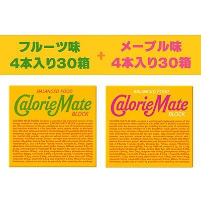 ふるさと納税 那賀町 「大塚製薬」カロリーメイトブロック　フルーツ味30箱・メープル味30箱　計60箱
