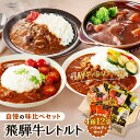 【ふるさと納税】訳あり 飛騨牛レトルト4種12袋！ バラエティセット 飛騨牛 肉 牛 カレー ビーフカレー トマトカレー ビーフシチュー デミハヤシ レトルト 12袋 簡易包装 レトルトカレー ご当地カレー 便利 飛騨高山 ふるさと清見21 DC002 | 食品 人気 おすすめ 送料無料