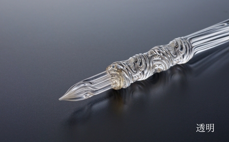 【ガラスペン】ソフトひねり 軸径10mm (カラー：透明)_0162-010-T05-1