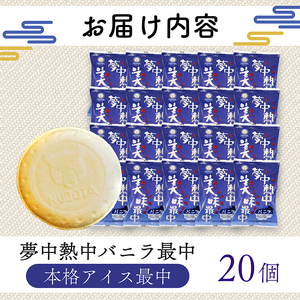 夢中熱中バニラ最中 110ml×20個