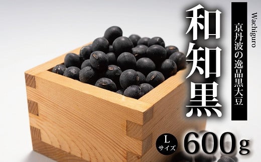 
京都丹波の黒豆「和知黒」　Lサイズ　600ｇ （生産地域限定　京都・京丹波町産　黒大豆）　[012NA009]
