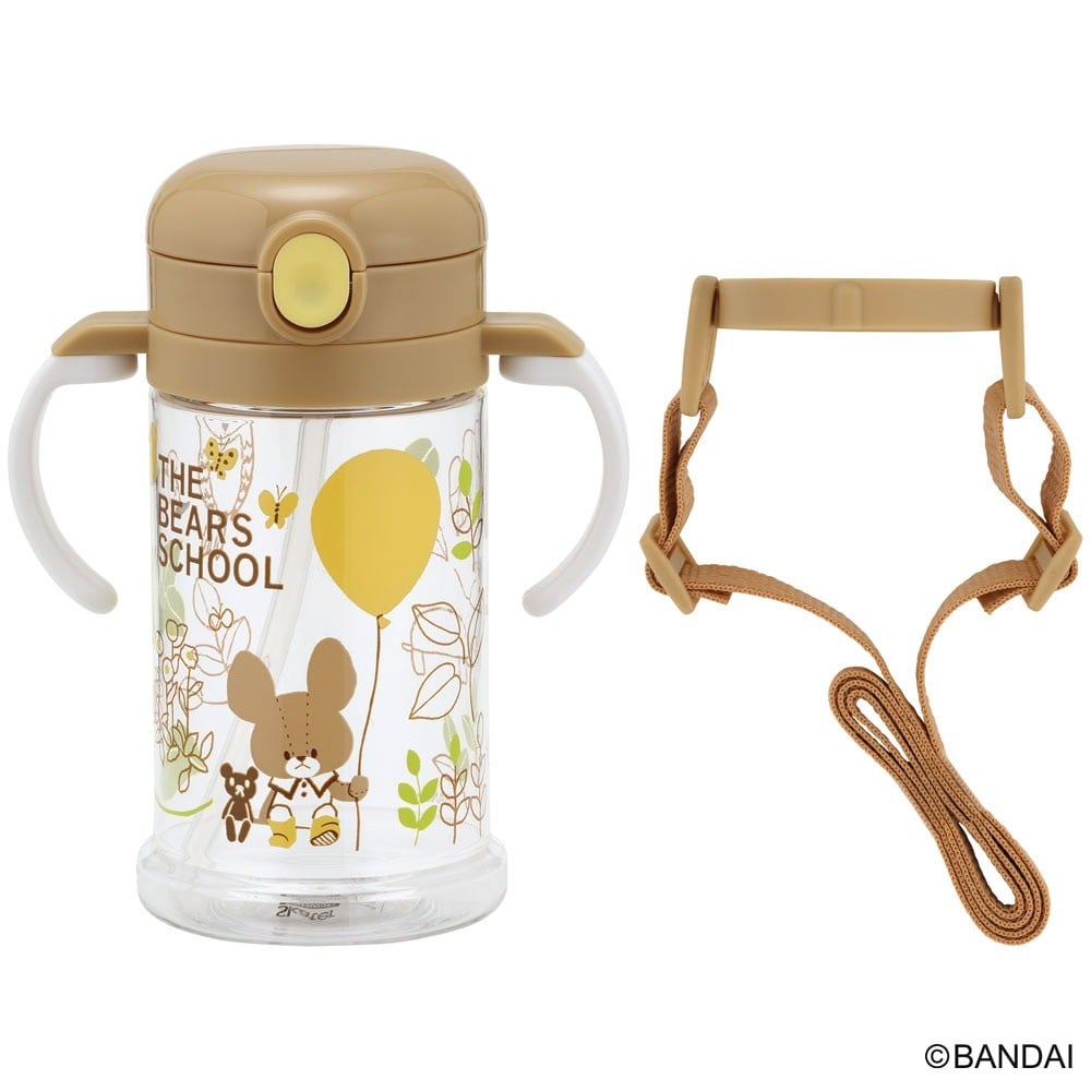 
                  2WAYストローマグ 370ml くまのがっこう／KSHW2N_4973307628108 【ベルト 付き 370ml 漏れない 洗いやすい トライ 練習 たためる 628108 4973307628108】 奈良県 奈良市 なら 7-253
                