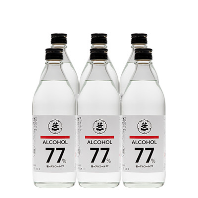
            笹一アルコール77　500ml×6本
          
