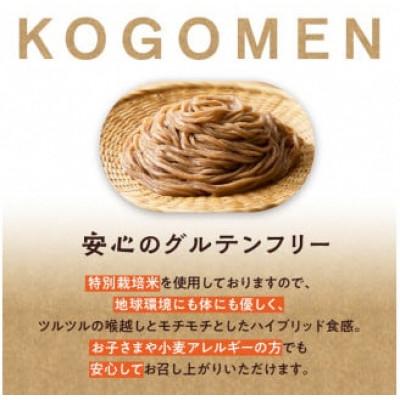 ふるさと納税 木津川市 【玄米麺 300g(麺100g×3袋)】もったいないを、おいしいに。京の小米から生まれたコゴメン |  | 01