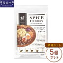 【ふるさと納税】10分で出来る！スパイスカレー調理キット 5個セット カレー レトルトカレー