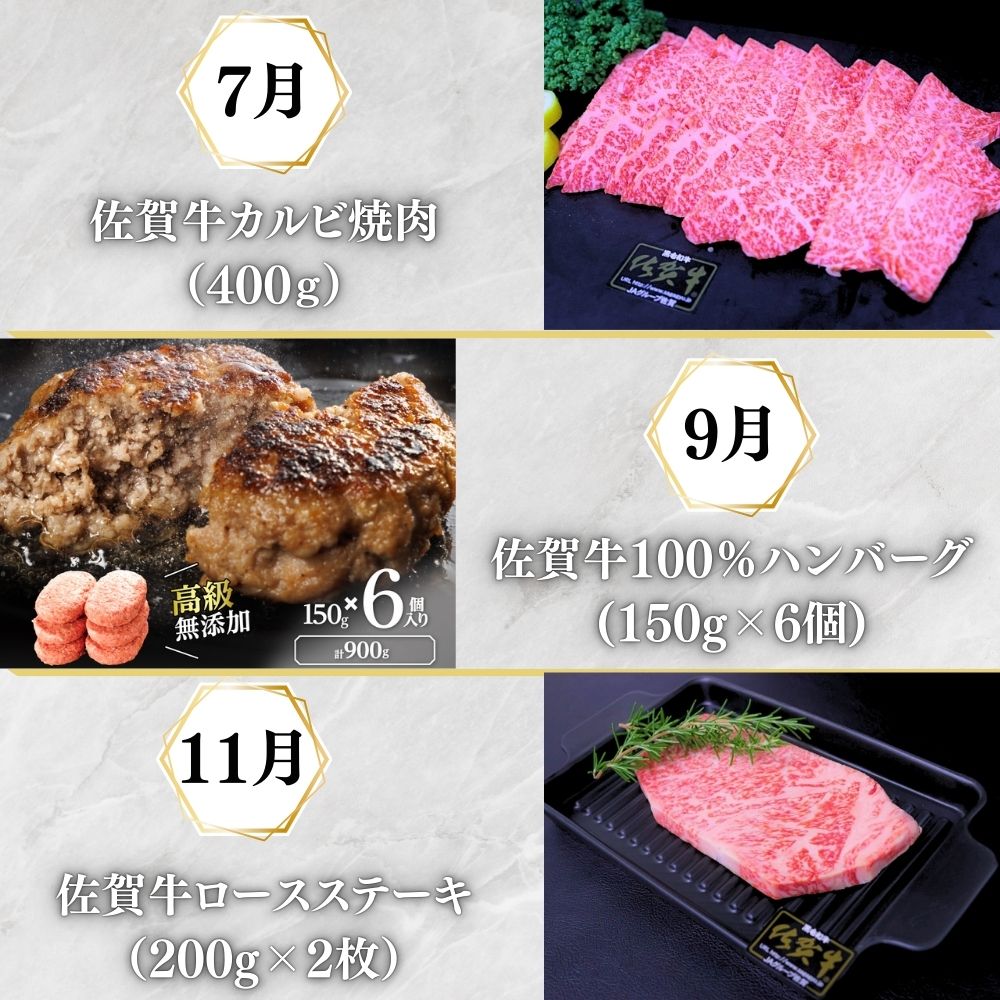 【奇数月に計６回】ALL 佐賀牛 がばいうまか 定期便 191-J1388