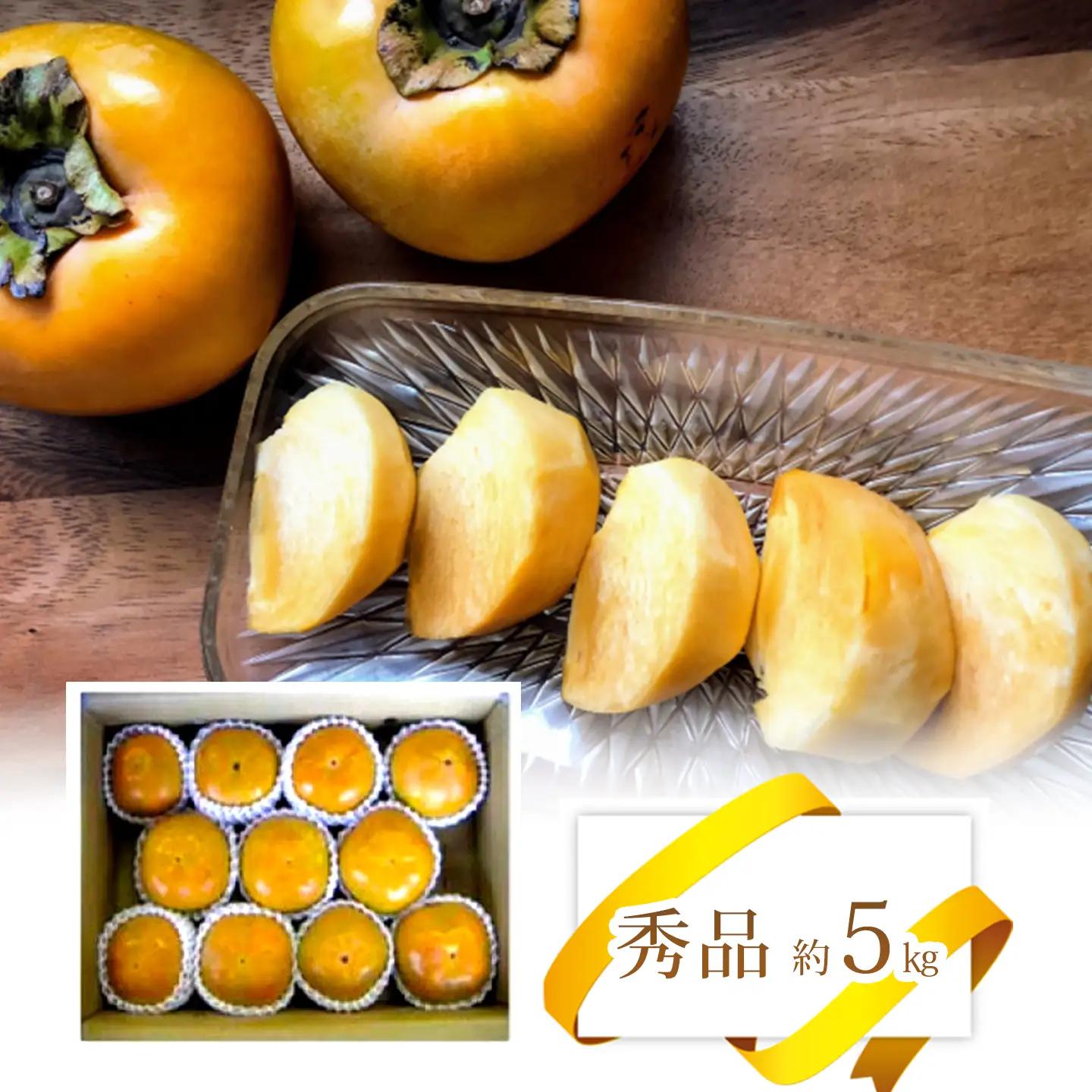 太秋柿（秀品）約５kg 10月発送 ｜ 大玉甘柿