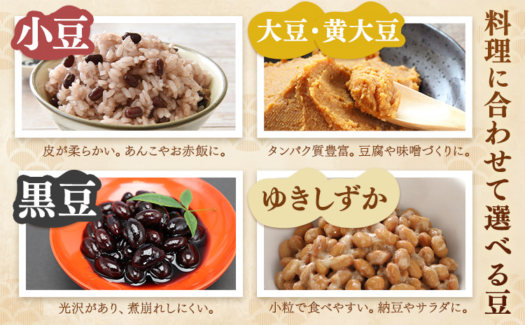 本別 豆 セット 各500g 5種類 2.5kg 特定非営利活動法人 銀河ほんべつ《30日以内に出荷予定(土日祝除く)》大豆 黒豆 小豆 ゆきしずか 黄大豆---hsh__30d_26_11500_2