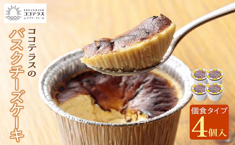【冷凍便】ココテラスのバスクチーズケーキ 個食タイプ