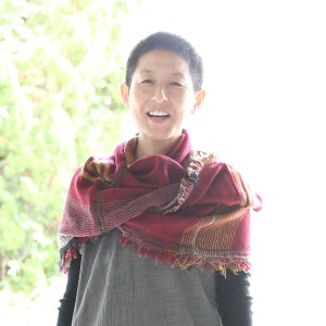 【tamaki niime・イッテンモノ】wool roots shawl SQUARE（55-9）