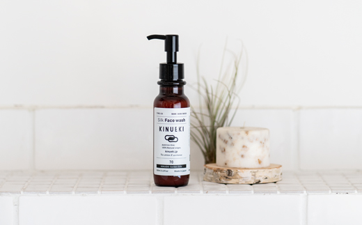 KINUEKI 洗顔100ml シルクのような泡立ち 天然由来 無添加