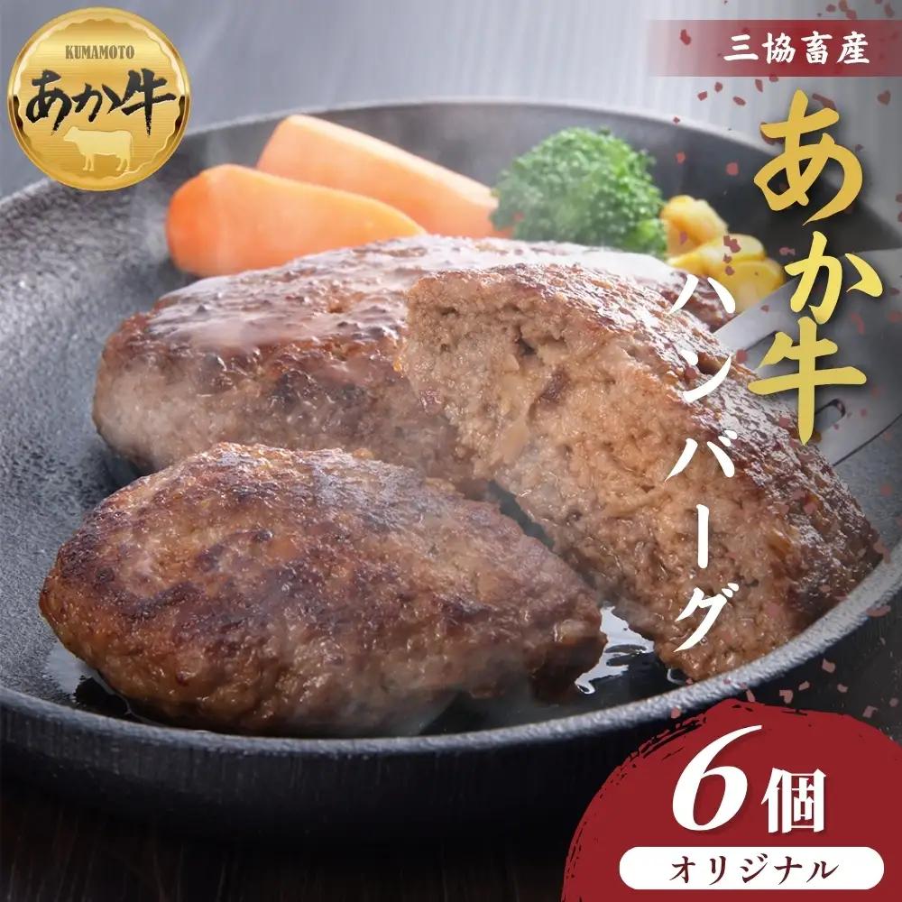 【三協畜産】熊本和牛あか牛ハンバーグ6個セット あか牛 赤牛 牛肉 あか牛ハンバーグ 国産 簡単 お取り寄せ 冷凍 お土産 ギフト 贈り物 贈答用 豪華 贅沢 ご褒美 お祝い 人気 おもてなし 晩ご飯 ディナー ごちそう ジューシー おうちごはん 熊本県 阿蘇市